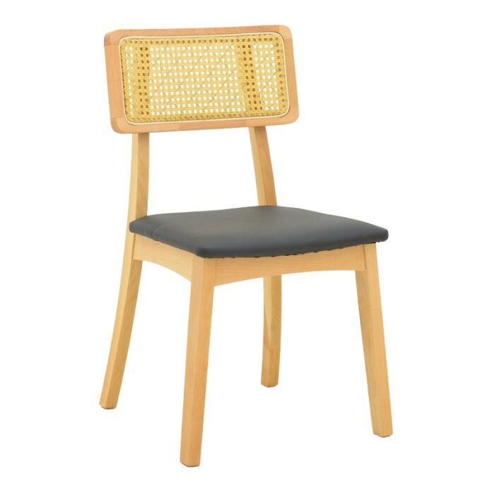 Scaun Renna, natural/negru, 48x52x79 cm Scaun Renna, natural/negru, 48x52x79 cm