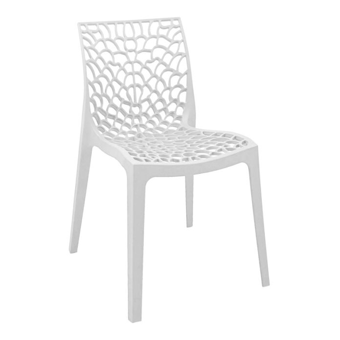 Scaun stivuibil Hush, alb, 50x57x80 cm Scaun stivuibil Hush, alb, 50x57x80 cm