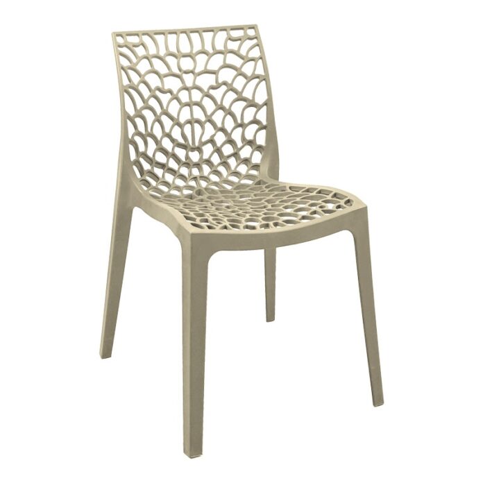 Scaun stivuibil Hush, cappuccino, 50x57x80 cm Scaun stivuibil Hush, cappuccino, 50x57x80 cm