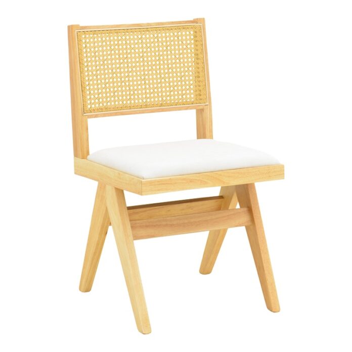 Scaun Winslow, natural/alb, 46x58x80 cm Scaun Winslow, natural/alb, 46x58x80 cm