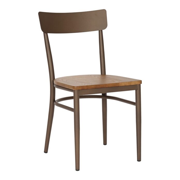 Scaun Zerca, maro/natural, 49x44x82 cm Scaun Zerca, maro/natural, 49x44x82 cm