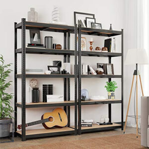 Set 2 Rafturi Metalice Model Frankie, Negru, 200x100x50 cm Set 2 Rafturi Metalice Model Frankie, Negru, 200x100x50 cm