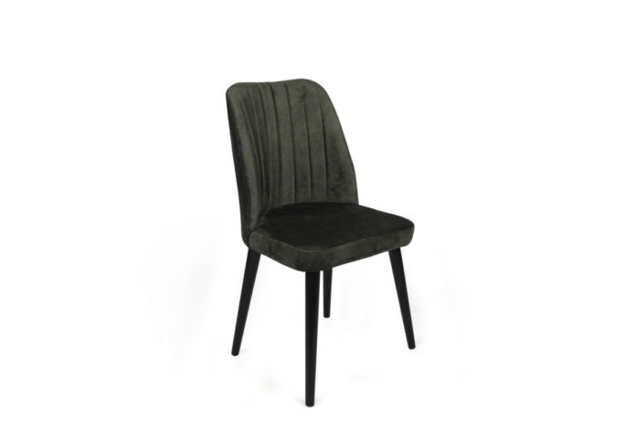 Set 2 scaune Model Alfa-432, Kaki/Negru, 50x49x90 cm Set 2 scaune Model Alfa-432, Kaki/Negru, 50x49x90 cm
