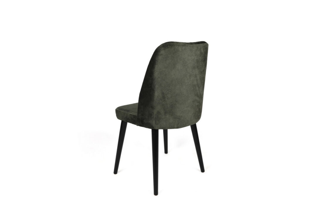 Set 2 scaune Model Alfa-432, Kaki/Negru, 50x49x90 cm Set 2 scaune Model Alfa-432, Kaki/Negru, 50x49x90 cm