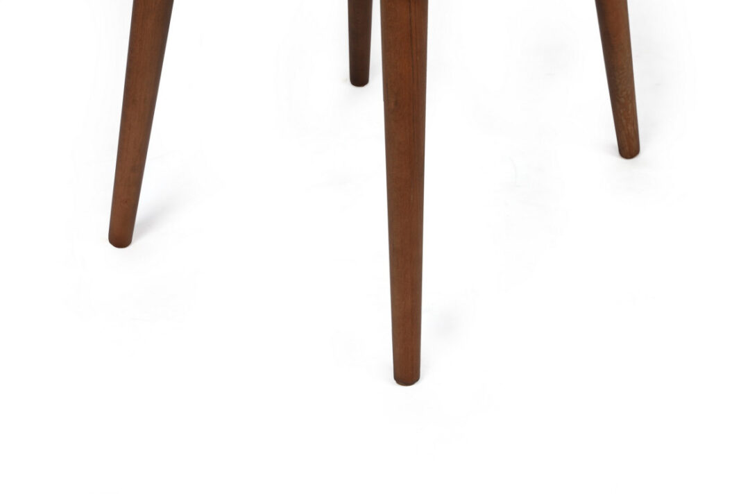 Set 2 scaune Model Alfa-465, Bej/Nuc, 50x49x90 cm Set 2 scaune Model Alfa-465, Bej/Nuc, 50x49x90 cm