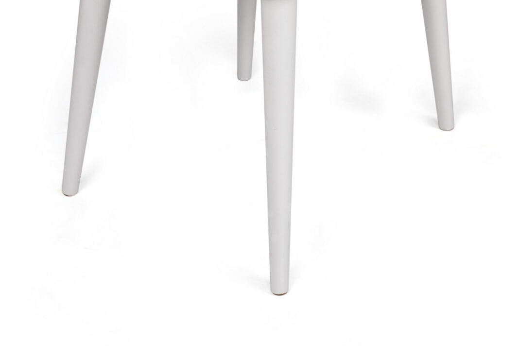 Set 2 scaune Model Alfa-497, Antracit/Alb, 50x49x90 cm Set 2 scaune Model Alfa-497, Antracit/Alb, 50x49x90 cm