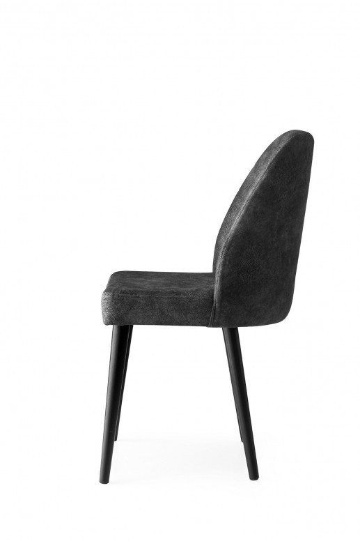Set 2 scaune Model Dallas, Gri, 50x49x90 cm Set 2 scaune Model Dallas, Gri, 50x49x90 cm