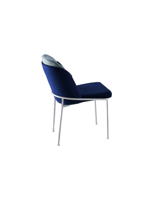 Set 2 scaune Model Dore, Albastru, 54x55x86 cm Set 2 scaune Model Dore, Albastru, 54x55x86 cm