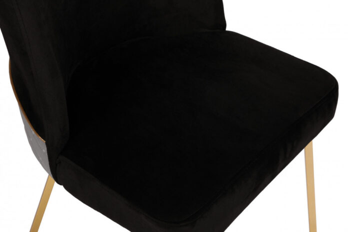 Set 2 scaune Model Madrid, Negru/Gri/Auriu, 50x49x90 cm Set 2 scaune Model Madrid, Negru/Gri/Auriu, 50x49x90 cm