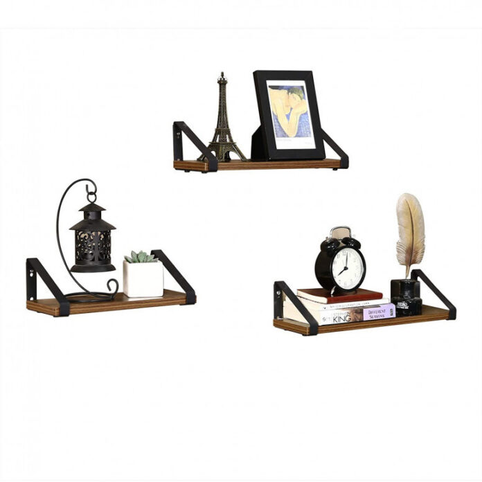 Set 3 Rafturi/Polițe de Perete Rustic Maro Jayla – Lemn Decorativ 30 cm | 35 cm | 40 cm pentru Living, Bucătărie & Dormitor Set 3 Rafturi/Polițe de Perete Rustic Maro Jayla – Lemn Decorativ 30 cm | 35 cm | 40 cm pentru Living, Bucătărie & Dormitor