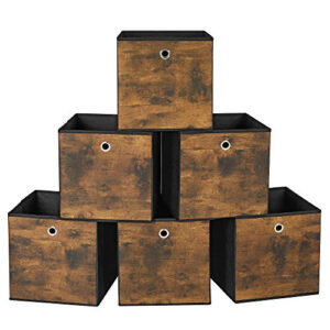 Set 6 Cutii de Depozitare Pliabile Model Mathias, Negru, 30x30x30 cm Set 6 Cutii de Depozitare Pliabile Model Mathias, Negru, 30x30x30 cm