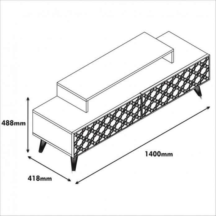 Set Comoda TV si Masuta de Cafea Model Horton, 105x60x36.6 cm, Nuc/Alb Set Comoda TV si Masuta de Cafea Model Horton, 105x60x36.6 cm, Nuc/Alb
