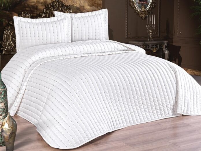 Set Cuvertura Pat Dublu Model Dublin Cream