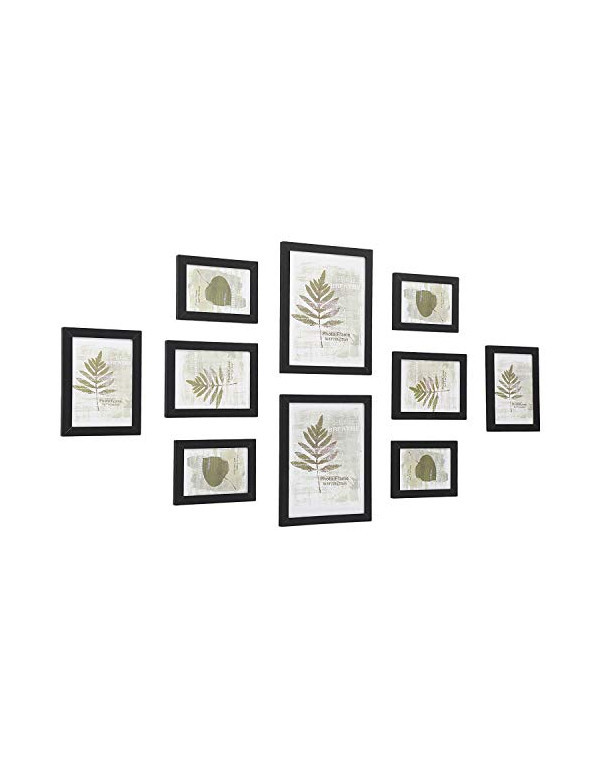 Set de 10 rame foto, Songmics, Negru, RPF310H Set de 10 rame foto, Songmics, Negru, RPF310H