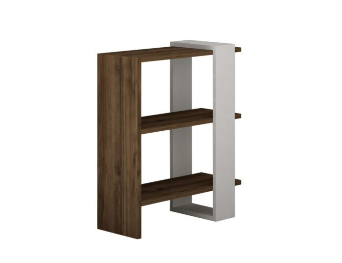 Set de mobilier pentru living Gaye, Nuc- Alb Set de mobilier pentru living Gaye, Nuc- Alb