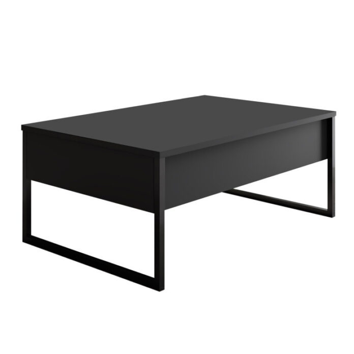 Set de mobilier pentru living Luxe, Antracit- Negru Set de mobilier pentru living Luxe, Antracit- Negru