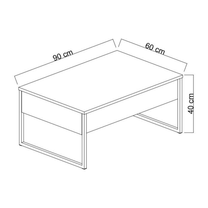 Set de mobilier pentru living Luxe, Antracit- Negru Set de mobilier pentru living Luxe, Antracit- Negru