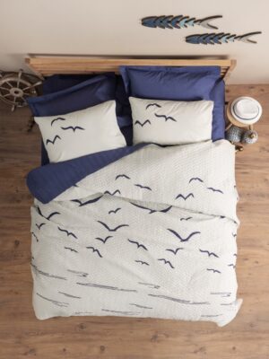 set-lenjerie-de-pat-1-persoana-si-cuvertura-model-larum-dark-blue277297