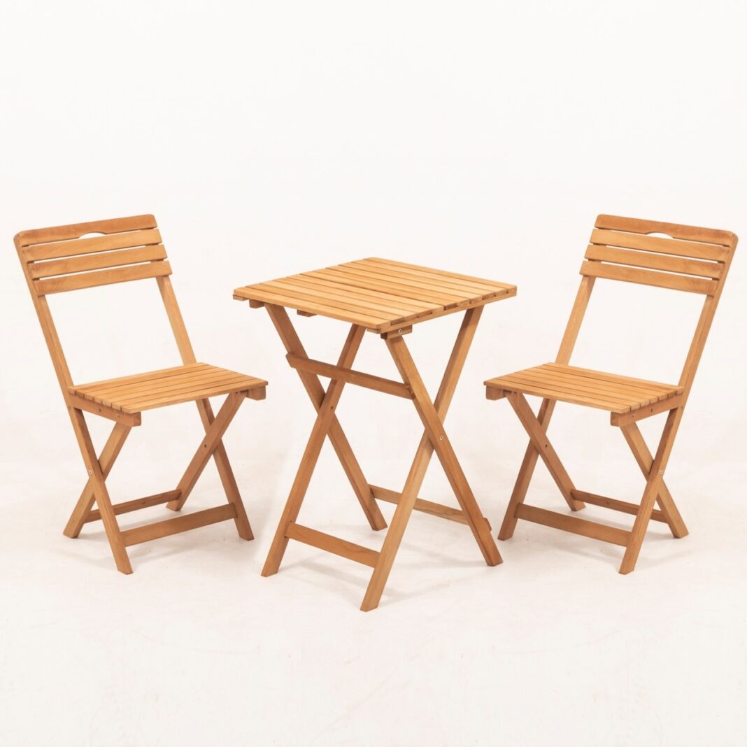 Set masa si scaune de gradina (3 piese) My001A Crem 50x72x50 cm Set masa si scaune de gradina (3 piese) My001A Crem 50x72x50 cm