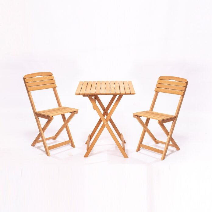 Set masa si scaune de gradina (3 piese) My003 Maro 80x72x60 cm Set masa si scaune de gradina (3 piese) My003 Maro 80x72x60 cm