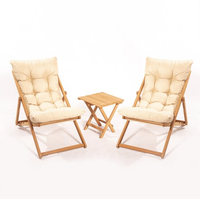 Set masa si scaune de gradina (3 piese) My005 Crem 40x40x40 cm Set masa si scaune de gradina (3 piese) My005 Crem 40x40x40 cm