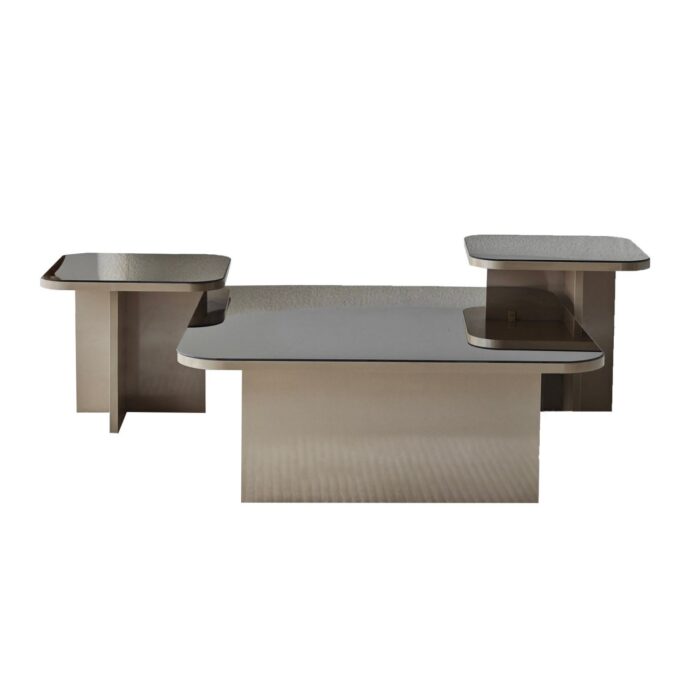 Set masute de cafea Jazz Bej 80x30x80 cm Set masute de cafea Jazz Bej 80x30x80 cm