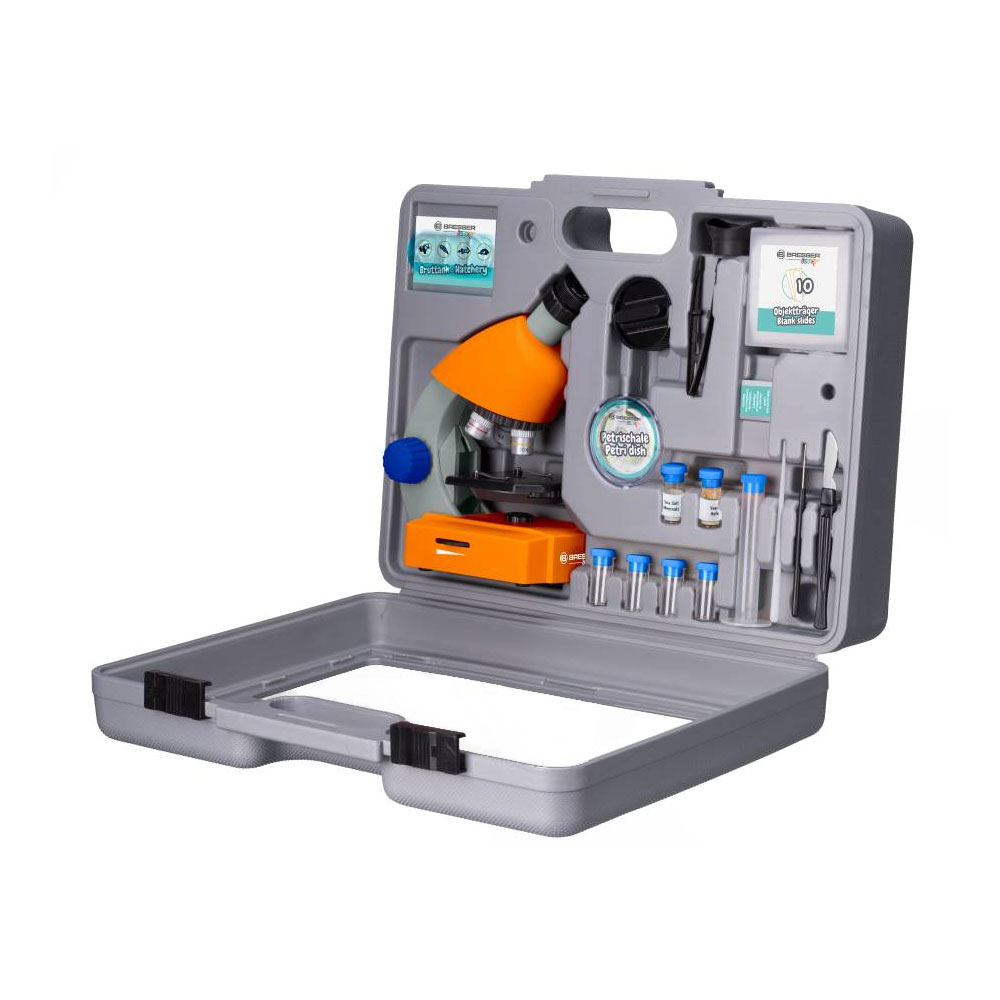 Set microscop optic Bresser Junior 40-640x 8851310 Set microscop optic Bresser Junior 40-640x 8851310