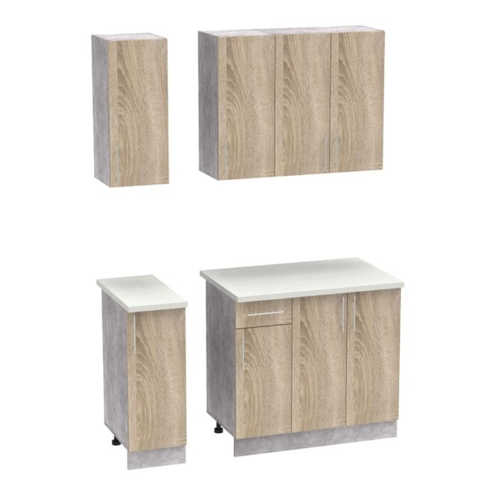 Set mobilă de bucătărie Festa II, stejar sonoma, 120x60x85 cm Set mobilă de bucătărie Festa II, stejar sonoma, 120x60x85 cm