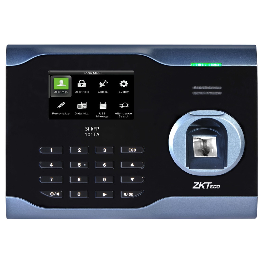 Cititor de amprente cu pontaj ZKTeco SilkFP-101TA, SilkID, 3000 utilizatori Cititor de amprente cu pontaj ZKTeco SilkFP-101TA, SilkID, 3000 utilizatori