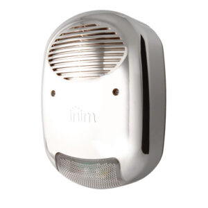 Sirena de exterior wireless cu flash Inim AIR2-HEDERA-FM, 103 dBA, anti-spuma, cromata Sirena de exterior wireless cu flash Inim AIR2-HEDERA-FM, 103 dBA, anti-spuma, cromata