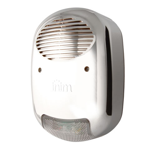 Sirena de exterior wireless cu flash Inim AIR2-HEDERA-FM, 103 dBA, anti-spuma, cromata Sirena de exterior wireless cu flash Inim AIR2-HEDERA-FM, 103 dBA, anti-spuma, cromata