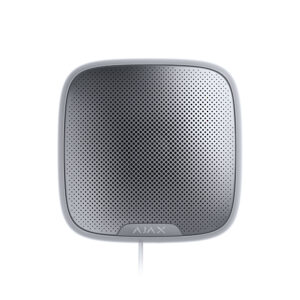 Sirena de exterior cu LED Ajax STREETSIREN FIBRA WH, 113 dB, 2000 m, IP54 Sirena de exterior cu LED Ajax STREETSIREN FIBRA WH, 113 dB, 2000 m, IP54