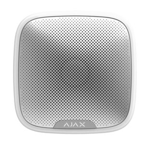 Sirena de exterior wireless cu LED AJAX STREETSIREN WH, 113 dB, RF 1500 m, IP54 Sirena de exterior wireless cu LED AJAX STREETSIREN WH, 113 dB, RF 1500 m, IP54