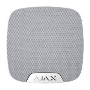 Sirena wireless de interior AJAX HomeSiren WH, 105 dB, RF 2000 m, 5 ani autonomie Sirena wireless de interior AJAX HomeSiren WH, 105 dB, RF 2000 m, 5 ani autonomie