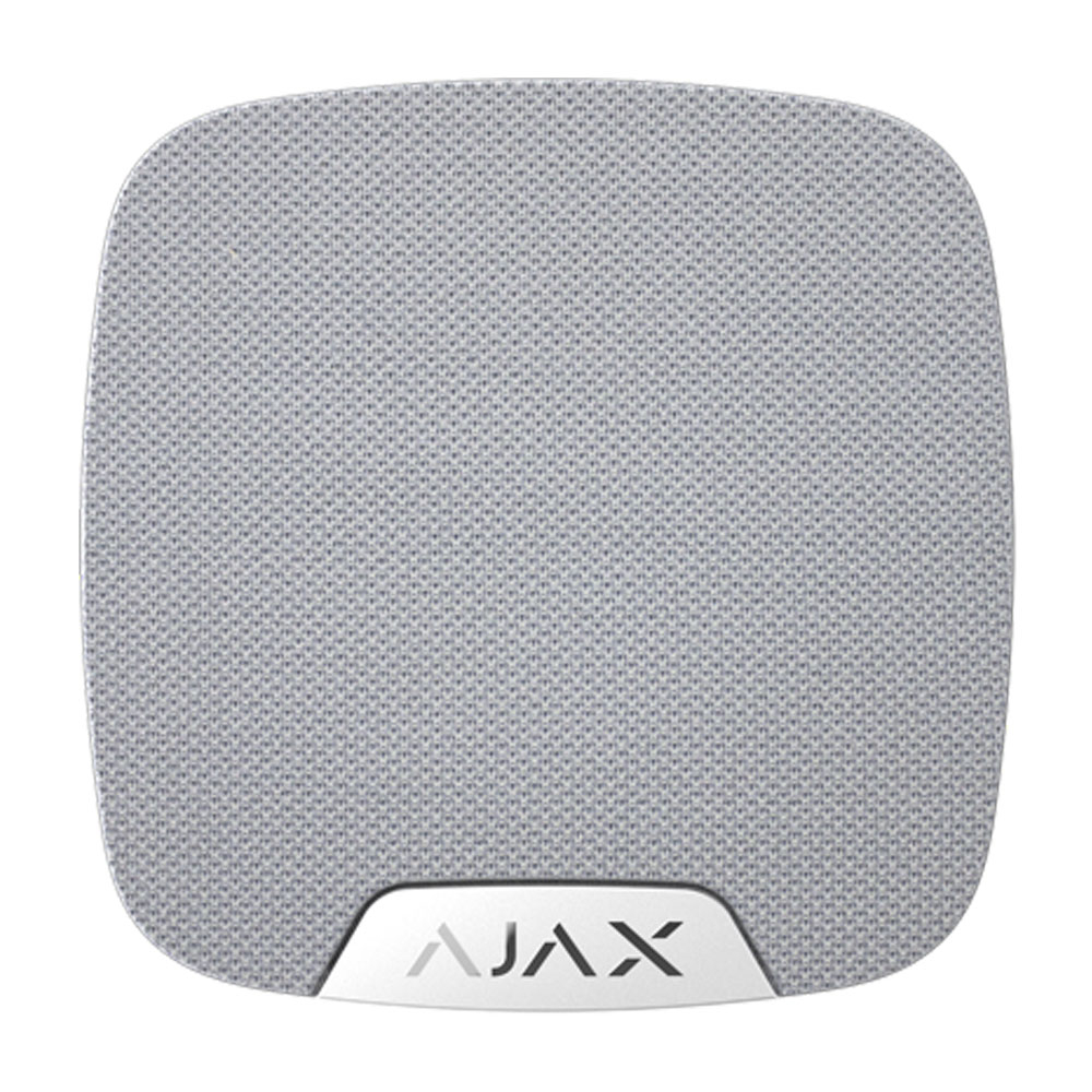 Sirena wireless de interior AJAX HomeSiren WH, 105 dB, RF 2000 m, 5 ani autonomie Sirena wireless de interior AJAX HomeSiren WH, 105 dB, RF 2000 m, 5 ani autonomie
