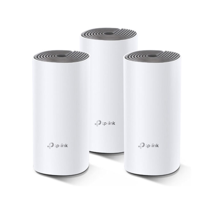 Sistem Mesh Dual Band TP-Link DECO E4 (3-PACK), 2 porturi, 2.4/5.0 GHz, 370 m, 300/867 Mbps Sistem Mesh Dual Band TP-Link DECO E4 (3-PACK), 2 porturi, 2.4/5.0 GHz, 370 m, 300/867 Mbps