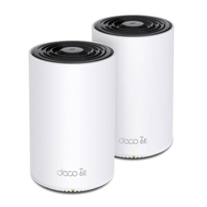 Sistem mesh tri-band Gigabite TP-link DECO XE75(2-PACK), WiFi6, 2.4/5/6 GHz, 5400 Mbps, Mu-Mimo, 2 bucati Sistem mesh tri-band Gigabite TP-link DECO XE75(2-PACK), WiFi6, 2.4/5/6 GHz, 5400 Mbps, Mu-Mimo, 2 bucati