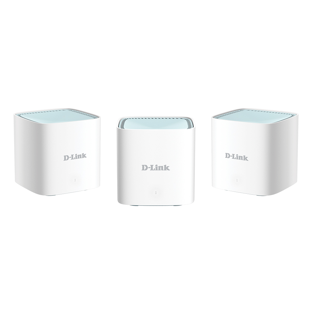 Sistem Mesh wireless Dual-Band Gigabit D-Link Eagle Pro M15-3, WiFi 6, 1.5 Gbps, 4 antene, 2 porturi, interior, 3 buc Sistem Mesh wireless Dual-Band Gigabit D-Link Eagle Pro M15-3, WiFi 6, 1.5 Gbps, 4 antene, 2 porturi, interior, 3 buc