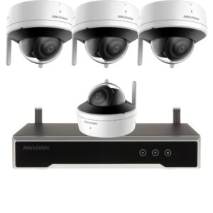 Sistem supraveghere exterior IP WiFi Hikvison KIT-HK-WF-4INT2MP30IR-A, 2 MP, 2.8 mm, IR 30 m, slot card, microfon si difuzor Sistem supraveghere exterior IP WiFi Hikvison KIT-HK-WF-4INT2MP30IR-A, 2 MP, 2.8 mm, IR 30 m, slot card, microfon si difuzor