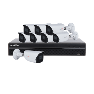 Sistem supraveghere IP exterior basic Acvil ACV-B8EXT50-4M-A-IP, 8 camere, 4 MP, IR 50 m, 2.8 mm, microfon, slot card Sistem supraveghere IP exterior basic Acvil ACV-B8EXT50-4M-A-IP, 8 camere, 4 MP, IR 50 m, 2.8 mm, microfon, slot card