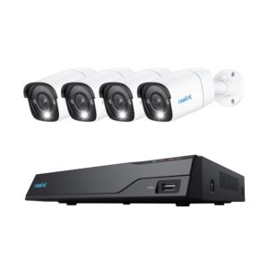 Sistem supraveghere IP exterior Reolink NVS8-8MB4, 4 camere, 4K, IR 30 m, 4 mm, microfon, HDD 2TB Sistem supraveghere IP exterior Reolink NVS8-8MB4, 4 camere, 4K, IR 30 m, 4 mm, microfon, HDD 2TB