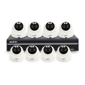 Sistem supraveghere IP interior Acvil Full Color ACV-FC-B8INT30-4M-A-IP, 8 camere, 4 MP, lumina alba 30 m, 2.8 mm, slot card, microfon Sistem supraveghere IP interior Acvil Full Color ACV-FC-B8INT30-4M-A-IP, 8 camere, 4 MP, lumina alba 30 m, 2.8 mm, slot card, microfon