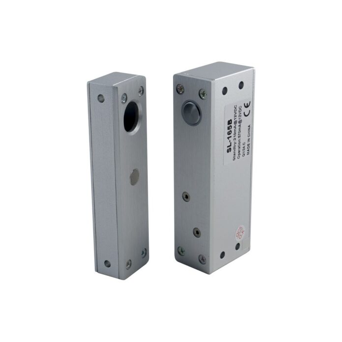 Mini bolt electromagnetic SL-165B, fail safe, temporizare, 800 kgf Mini bolt electromagnetic SL-165B, fail safe, temporizare, 800 kgf