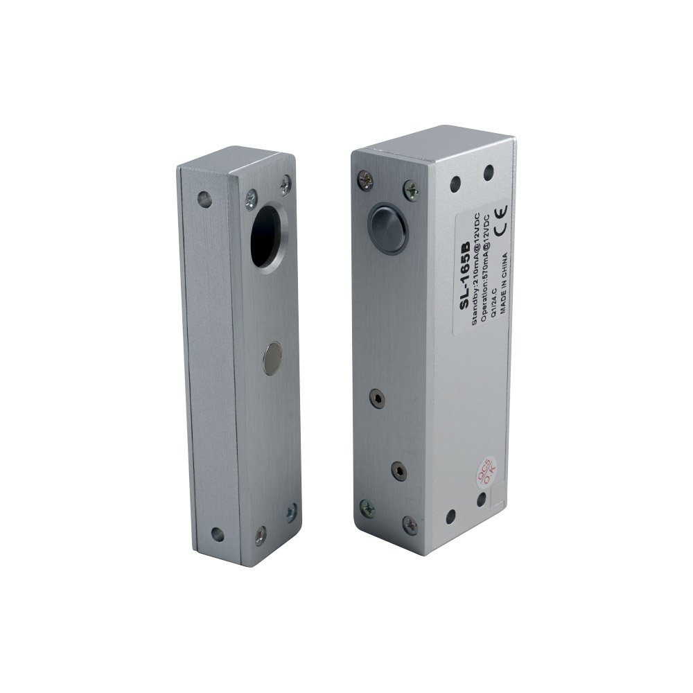 Mini bolt electromagnetic SL-165B, fail safe, temporizare, 800 kgf Mini bolt electromagnetic SL-165B, fail safe, temporizare, 800 kgf