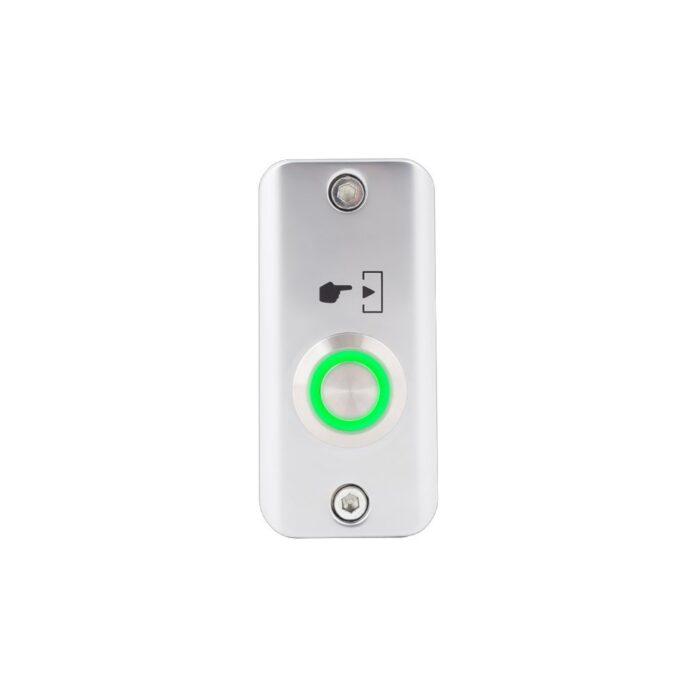 Buton cerere iesire pentru exterior SMB-S001(LED)-RDGN, NO/COM, LED rosu / verde, aliaj zincat, aparent Buton cerere iesire pentru exterior SMB-S001(LED)-RDGN, NO/COM, LED rosu / verde, aliaj zincat, aparent