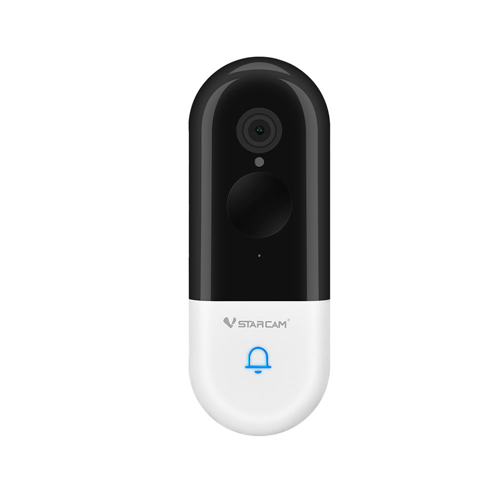 Sonerie video WiFi Vstarcam DB2-TZ, 2MP, 3.2 mm, slot card, detectie oameni, acumulator 5000 mAh, PIR Sonerie video WiFi Vstarcam DB2-TZ, 2MP, 3.2 mm, slot card, detectie oameni, acumulator 5000 mAh, PIR