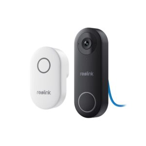 Sonerie video PoE Reolink Video Doorbell D340P, 2K, slot card, night vision, notificare pe telefon, detectie miscare Sonerie video PoE Reolink Video Doorbell D340P, 2K, slot card, night vision, notificare pe telefon, detectie miscare