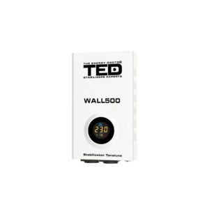 Stabilizator de tensiune cu 2 prize TED WALL 500VA-AVR TED002174, 500 VA/300 W Stabilizator de tensiune cu 2 prize TED WALL 500VA-AVR TED002174, 500 VA/300 W