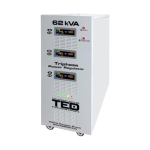 Stabilizator de tensiune cu servomotor trifazat-trifazat TED TED000217, 62000 VA, 48000 W, regleta Stabilizator de tensiune cu servomotor trifazat-trifazat TED TED000217, 62000 VA, 48000 W, regleta