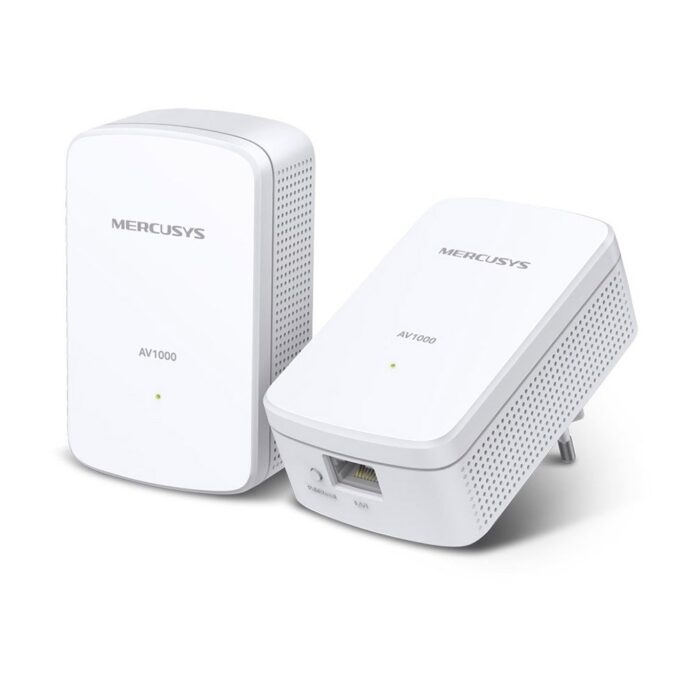 Starter Kit PowerLine Gigabit Mercusys AV1000 MP500 KIT, 1 Gbps, 300 m Starter Kit PowerLine Gigabit Mercusys AV1000 MP500 KIT, 1 Gbps, 300 m